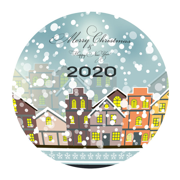 2020新年快乐，圣诞喜结良缘图片下载