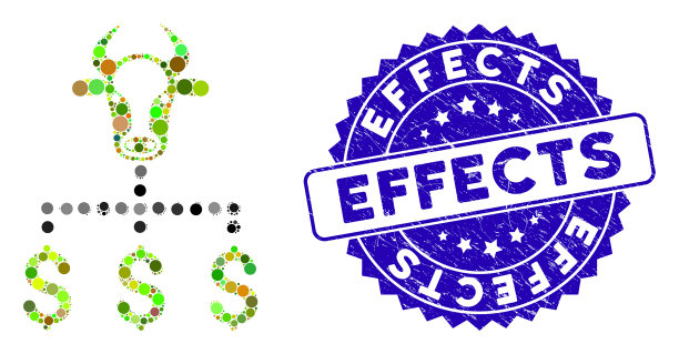 拼贴牛美元链接图标与刮花图片下载