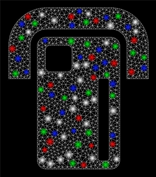 明亮的网体支付终端与flare图片下载