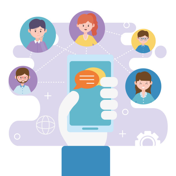 手与智能手机聊天短信的人图片下载