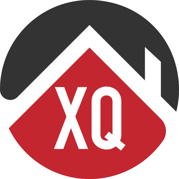 首字母xq建筑标志设计模板图片下载