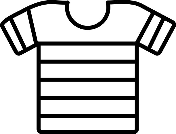 条纹t恤夏季标志线图片下载