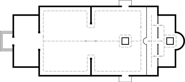 东正教堂计划夜间守夜运动图片下载