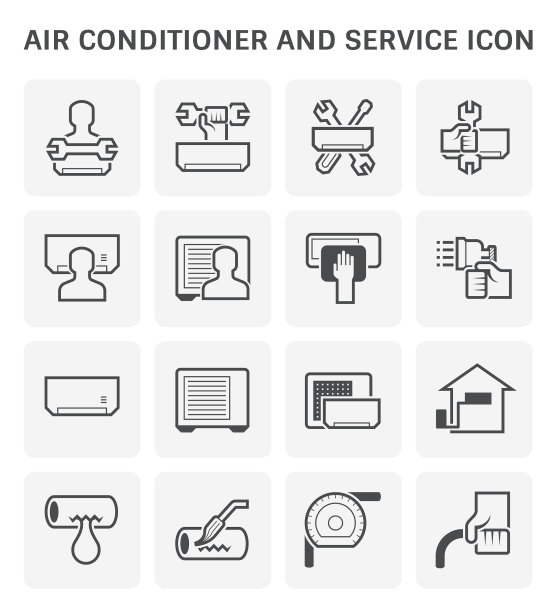 空调的图标图片下载