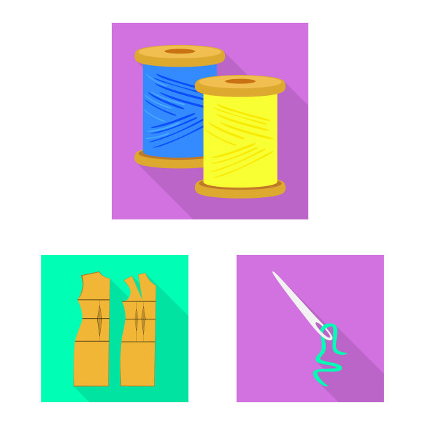 设计工艺和手工图标集图片下载