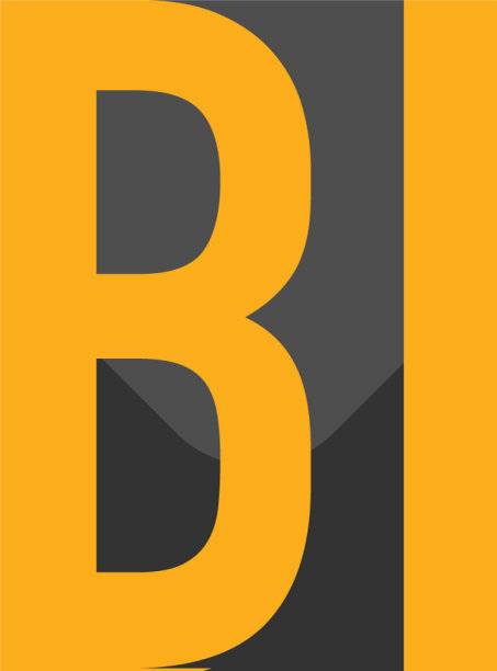 字母BI黑色创意设计logo图片下载