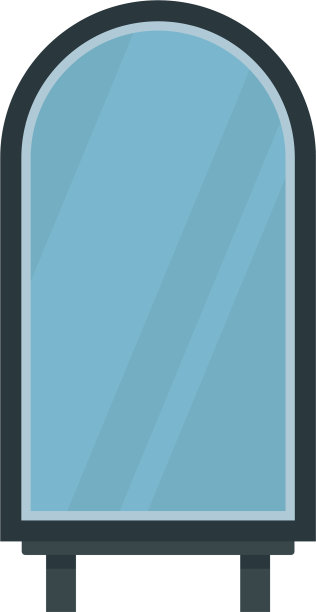 户外广告图标扁平化风格图片下载