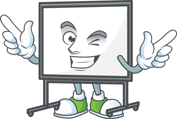 在角色吉祥物中Wink白板图片下载