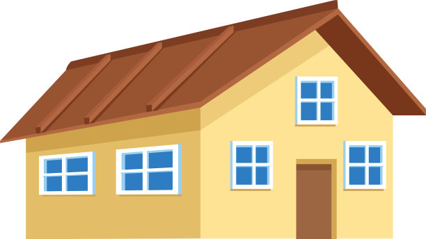 大房子图标平面设计图片下载