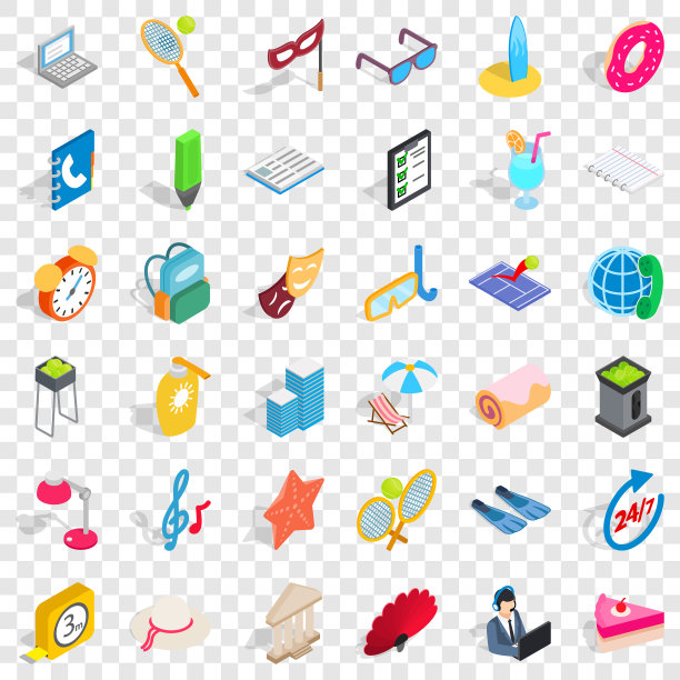 全天图标设置等距样式图片下载