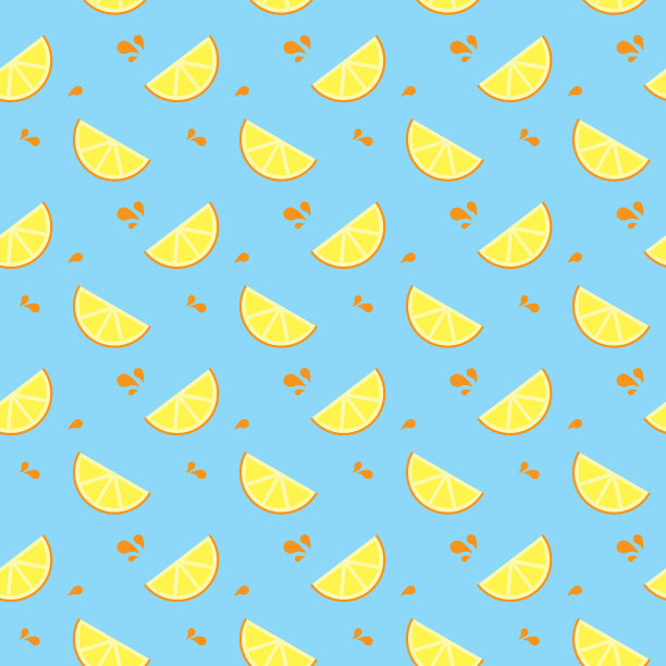 橙果无缝图案图片下载