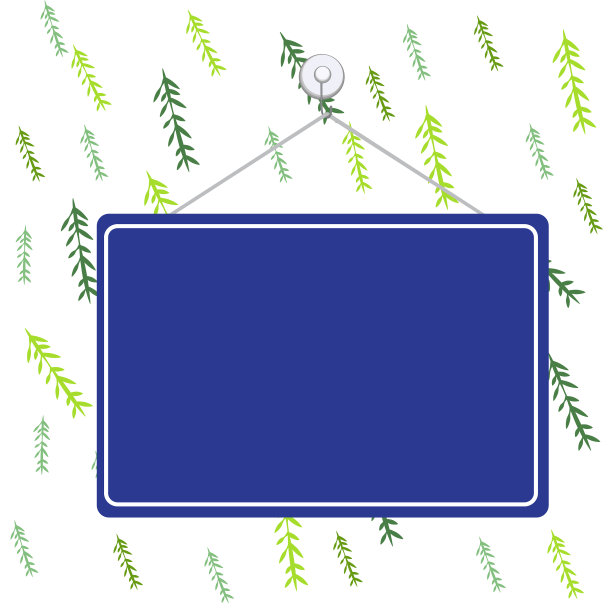 空提醒挂出彩色的方形纸条图片下载