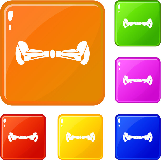 悬浮滑板图标设置颜色图片下载