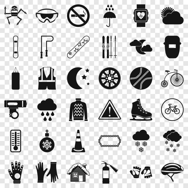 温度计图标设置简单的样式图片下载