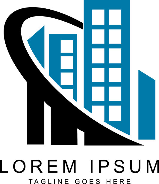 建筑标志模板图片下载