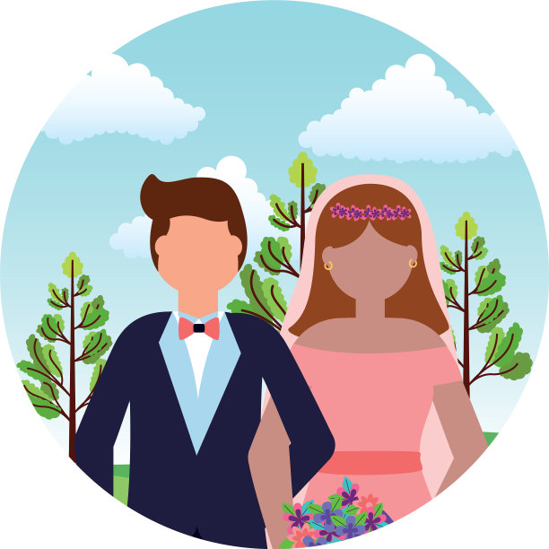 新娘和新郎结婚的日子图片下载