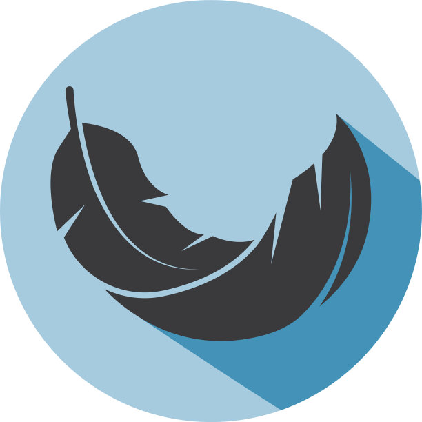 羽毛图标模板图片下载