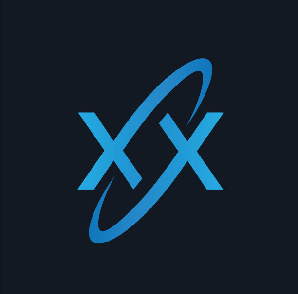 首字母x与球体标志设计图片下载