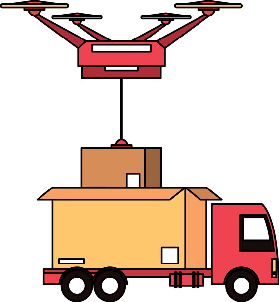 物流配送配送卡通图片下载