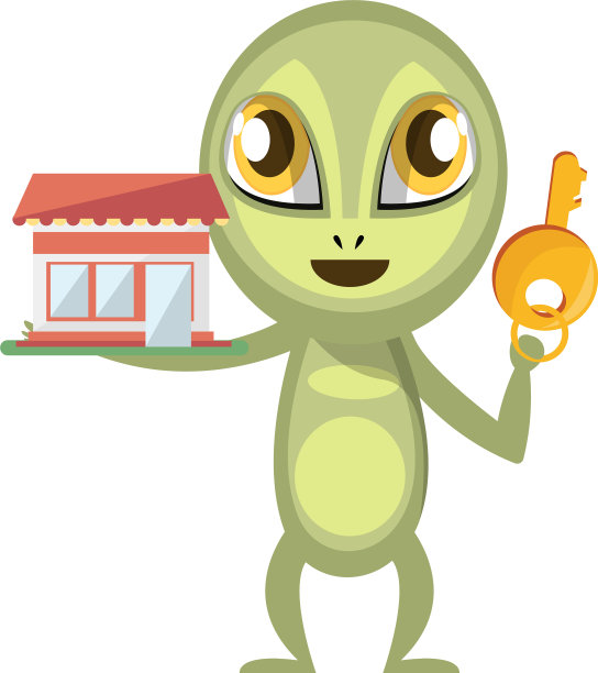 外星人按住白底键图片下载