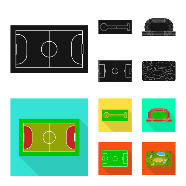 孤立的对象方案和建设标志图片下载