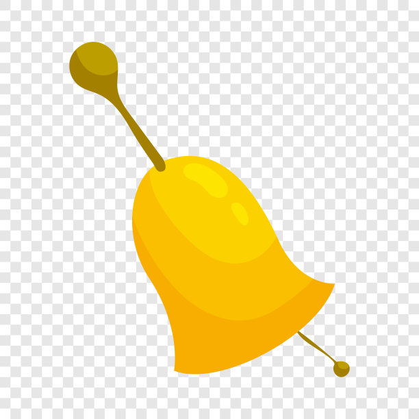 圣诞钟图标卡通风格图片下载