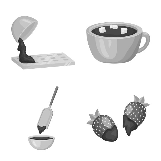 甜点和甜食的标志图片下载