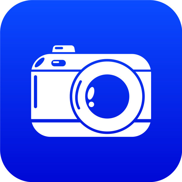 照片相机图标简单的黑色风格图片下载