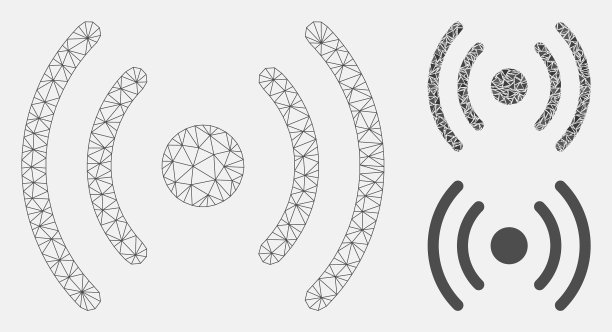 Wi-fi源网格网络模型及图片下载