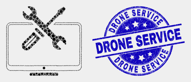 虚线桌面工具图标和划痕图片下载