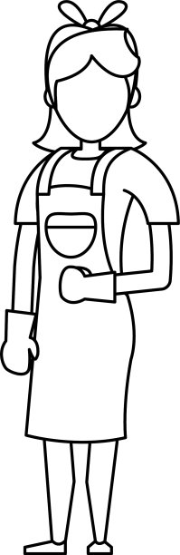 清洁工人使用清洁产品图片下载