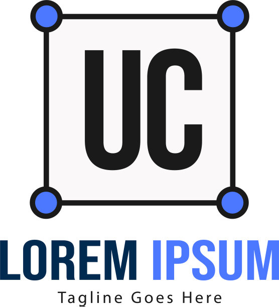 UC字母logo设计创意现代UC字母图片下载