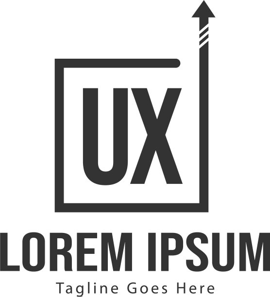 UX字母标志设计创意现代图片下载