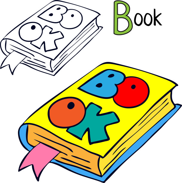 涂色书页图片下载