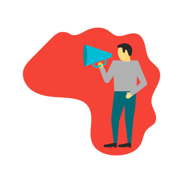 有喇叭的人图片下载