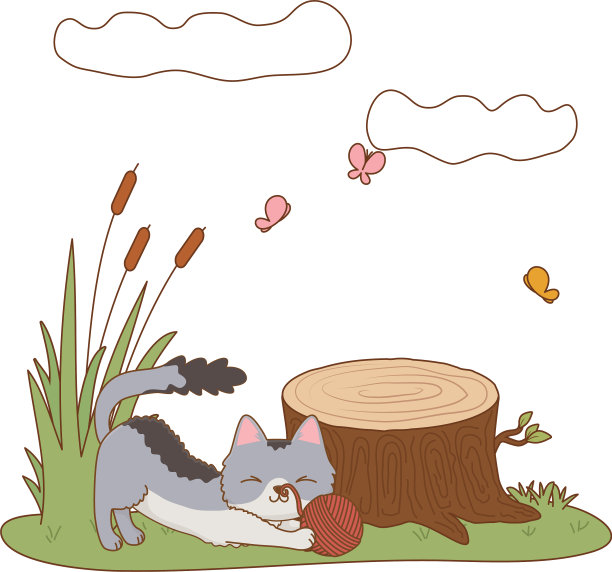 猫的卡通设计图片下载