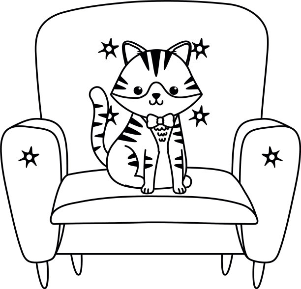 猫的卡通设计图片下载