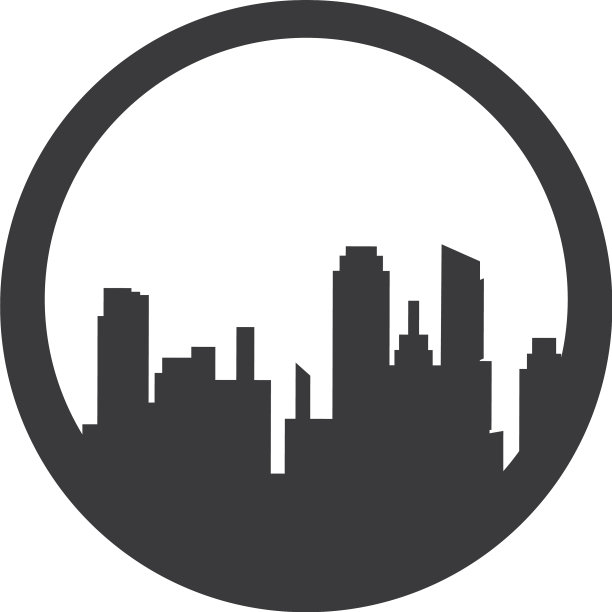 城市天际线轮廓图片下载