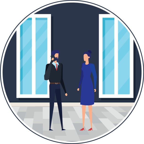 职场人物中的商业夫妻图片下载