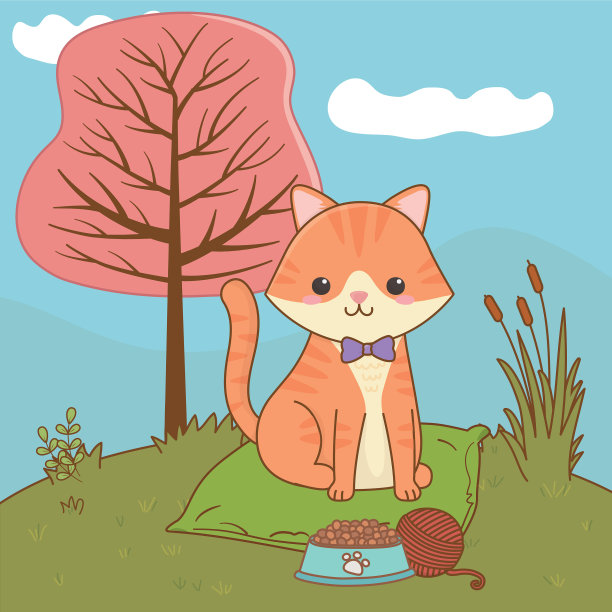 猫的卡通设计图片下载