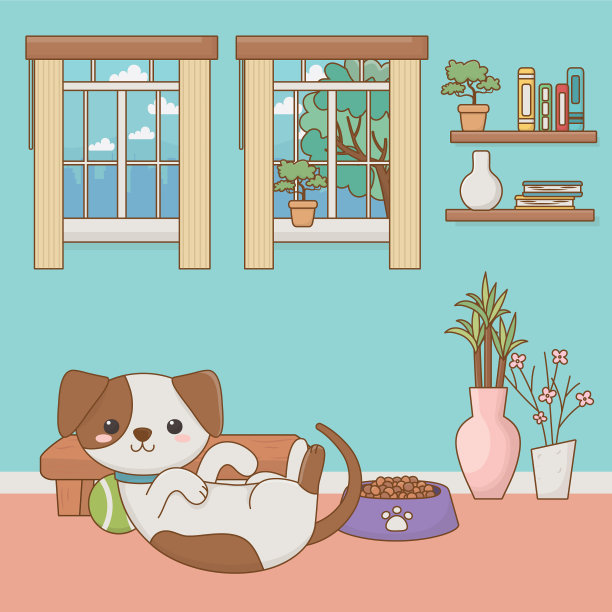 狗的卡通设计图片下载