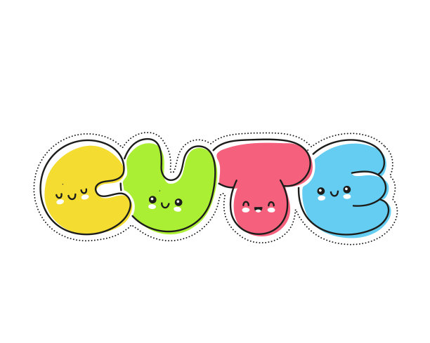 可爱的微笑题词图片下载