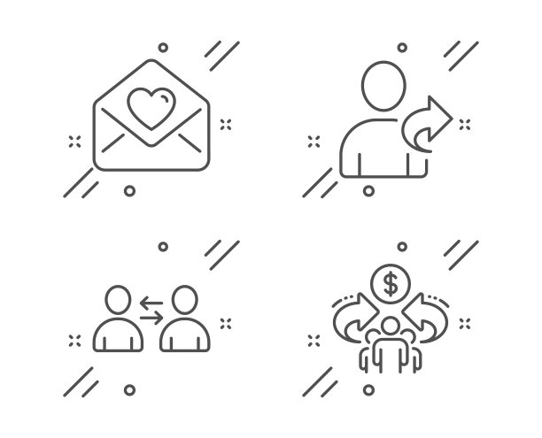 沟通情书和推荐朋友图标图片下载