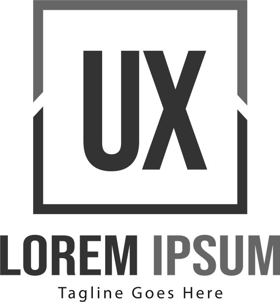 UX字母标志设计创意现代图片下载