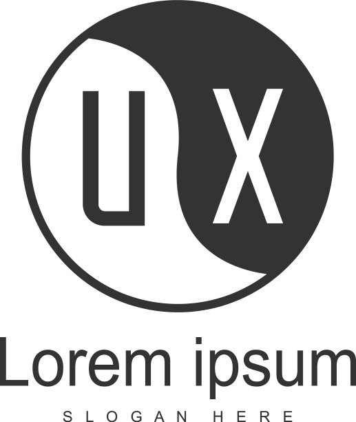 UX字母标志设计创意现代图片下载