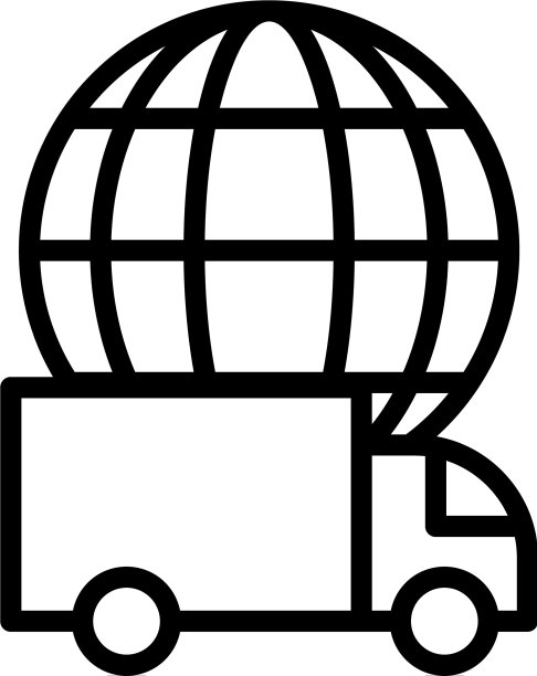 全球配送图标图片下载