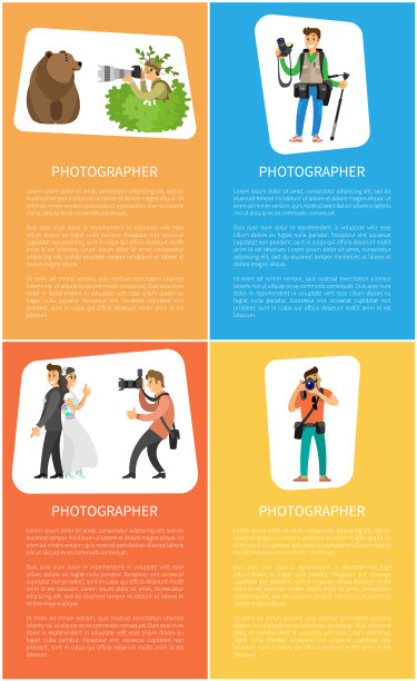 摄影师为新婚夫妇拍照图片下载