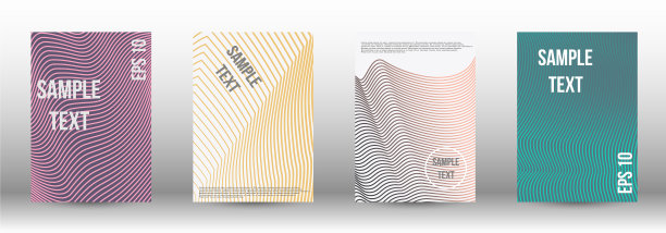 一个现代封面设计模板图片下载