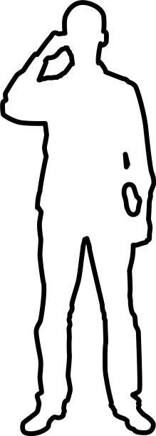 男人从马克杯站着喝图标黑色图片下载