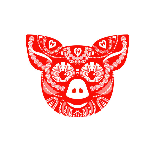 农历新年猪图片下载